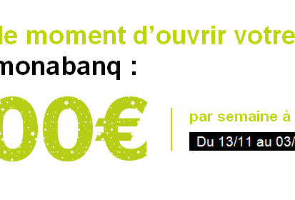 500€ offerts pour l'ouverture de votre livret A / LDDS